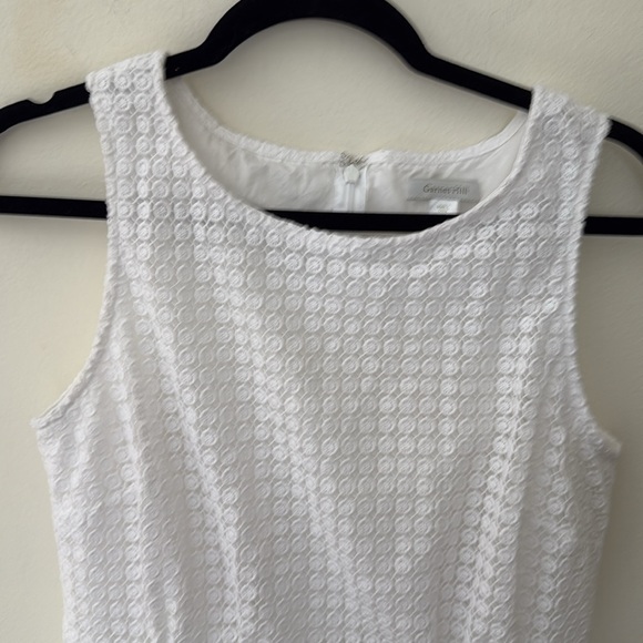 Garnet Hill all white summer dress size 10 - Picture 3 of 9